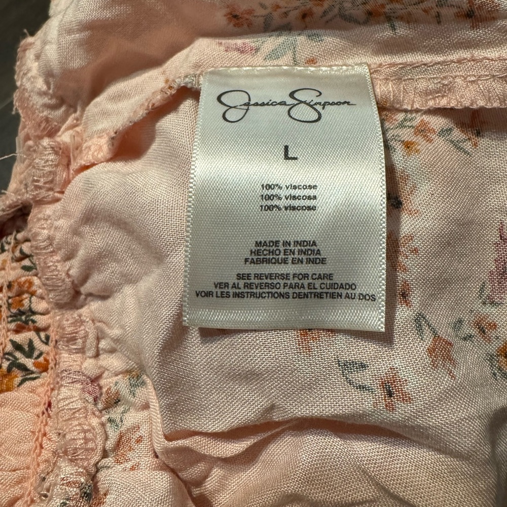 Jessica Simpson Floral Print  Bottoms - Pink and Orange - Picture 6 of 9